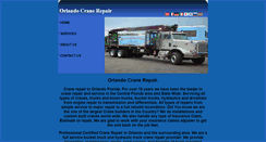 Desktop Screenshot of orlandocranerepair.com